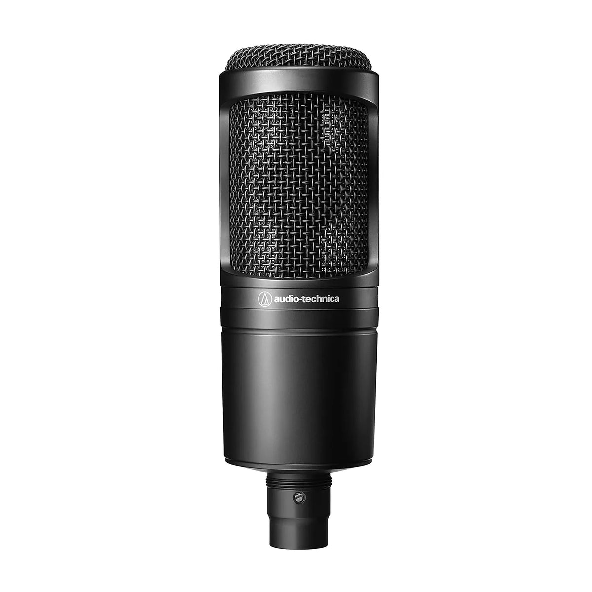 Audio-Technica AT2020 Cardioid Condenser Studio Microphone Front View -tpstech.in