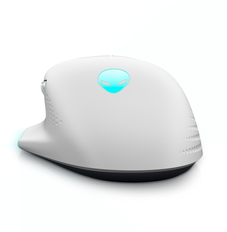 Dell Alienware AW620M RGB 26,000 DPI Optical 2.4GHz Wireless Gaming Mouse - Lunar Light