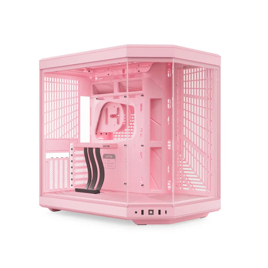 HYTE Y70 Mid-Tower PC ATX Case with Modern Aesthetic Case-Strawberry Milk