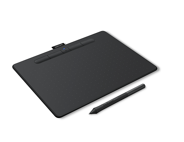 Wacom Intuos Medium CTL-6100WL/K0-CA 10" Slim Bluetooth Graphics Input Tablet with Pen - Black