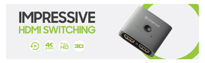 Cadyce CA-2HDS 2 x 1 HDMI Switch with 4K support