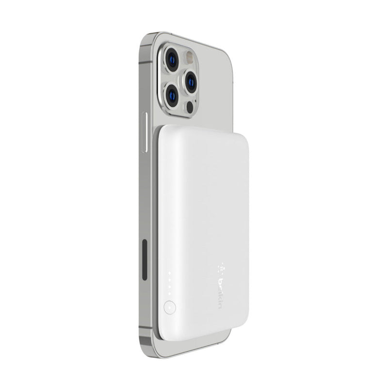 [RePacked] Belkin 2500mAh Magnetic Wireless Power Bank for iPhone Devices - White