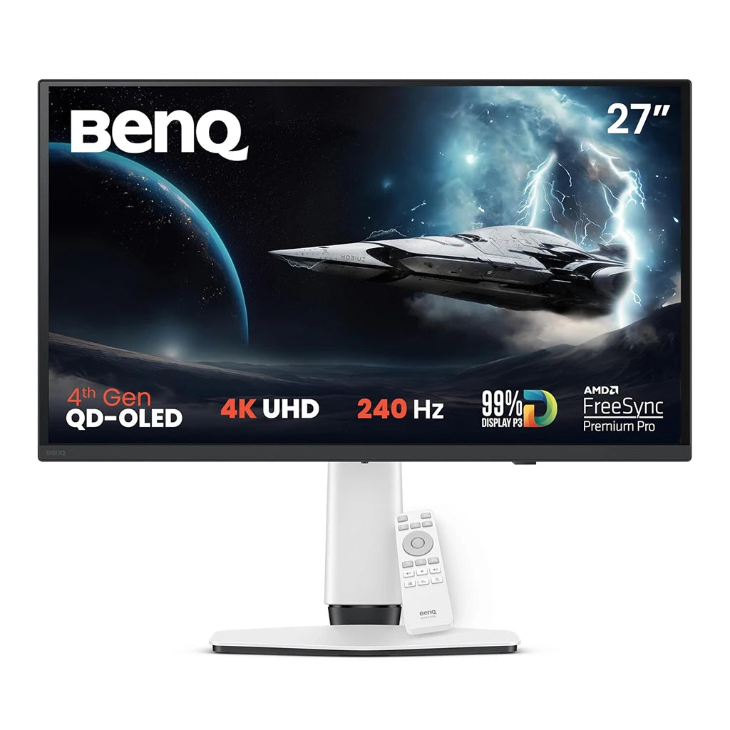 BenQ MOBIUZ EX271UZ 27 inch 4K UHD 240Hz QD-OLED gaming monitor with AMD FreeSync Premium Pro support -tpstech.in
