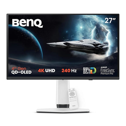 BenQ MOBIUZ EX271UZ 27 inch 4K UHD 240Hz QD-OLED gaming monitor with AMD FreeSync Premium Pro support -tpstech.in