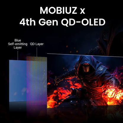 BenQ MOBIUZ EX271UZ 4th Gen QD-OLED gaming monitor with advanced OLED panel technology for vibrant visuals -tpstech.in