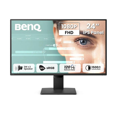 BenQ GW2490P 24 inch IPS monitor with 1080p Full HD resolution 99% sRGB and 120Hz refresh rate-tpstech.in