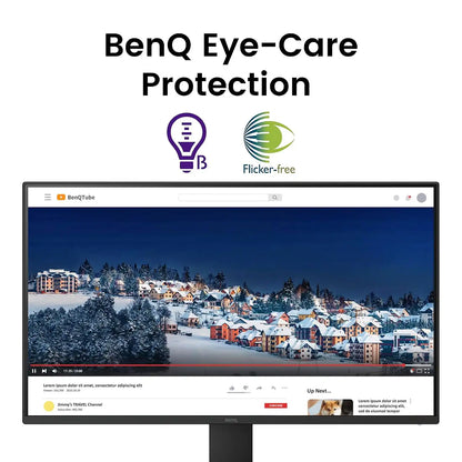 BenQ GW2491P monitor with BenQ Eye-Care Protection for comfortable viewing-tpstech.in