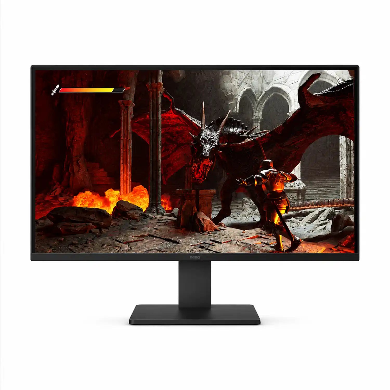 BenQ GW2791P 27 inch Full HD IPS monitor front view with detailed gaming visuals-tpstech.in