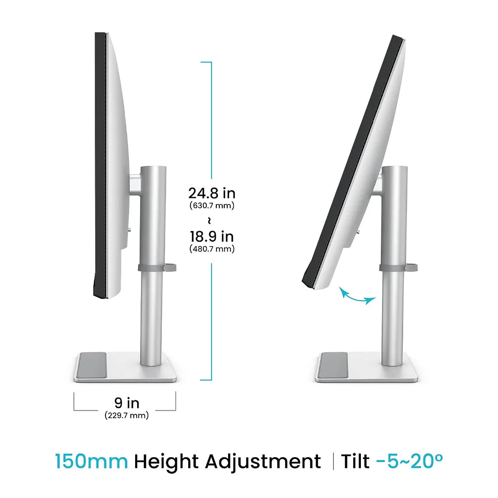 BenQ MA320UG 32-inch 4K UHD monitor with 150mm height adjustment and ergonomic tilt stand for Mac creators -tpstech.in
