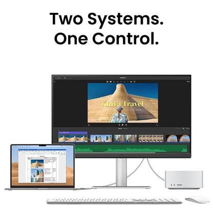 BenQ MA320UG Smart KVM monitor enabling seamless control of Mac and Windows systems with one keyboard and mouse -tpstech.in