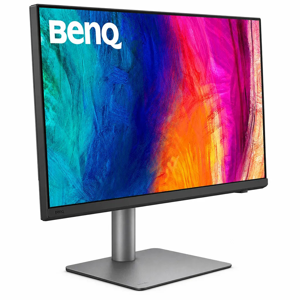 BenQ PD2732U 27-inch 4K IPS Creative Monitor angled front view for professional creative workflows -tpstech.in
