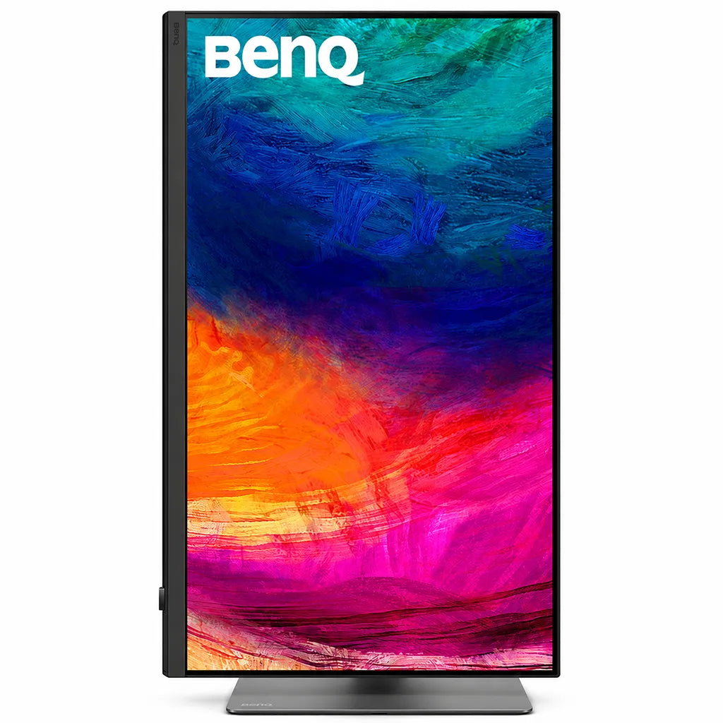 BenQ PD2732U 27-inch 4K IPS Creative Monitor in portrait orientation with ergonomic pivot stand -tpstech.in