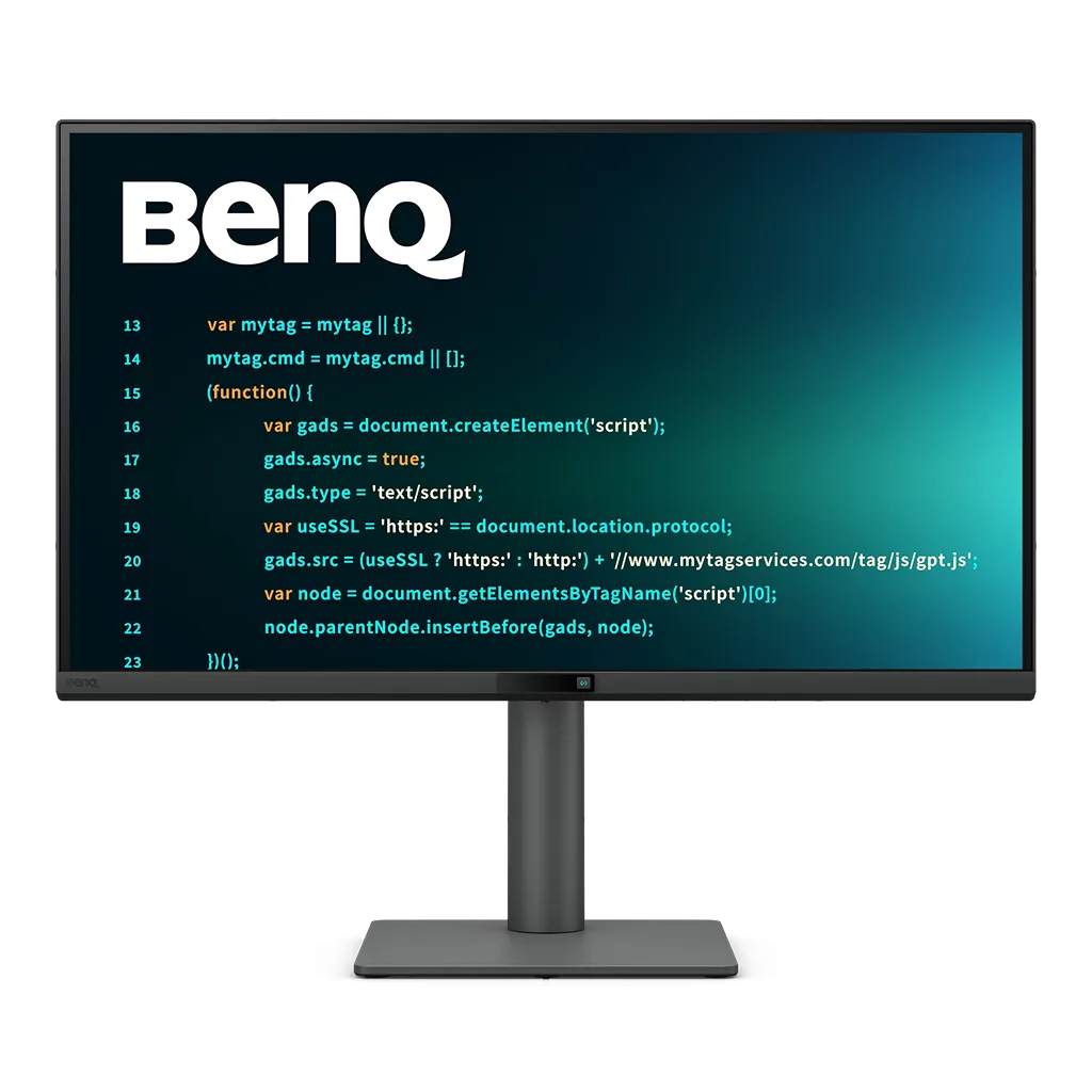 BenQ RD270Q 27-inch 2K QHD programming monitor front view with Nano Matte IPS display and 144Hz refresh rate -tpstech.in