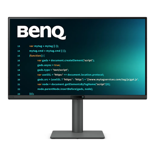 BenQ RD270Q 27-inch 2K QHD programming monitor front view with Nano Matte IPS display and 144Hz refresh rate -tpstech.in
