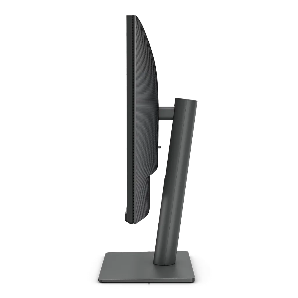 BenQ RD270Q programming monitor left side view highlighting slim profile and ergonomic stand design -tpstech.in