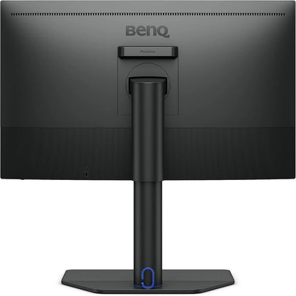 BenQ SW272Q 27 Inch 2K AdobeRGB 90W USB-C Pro Photographer and Videographer Monitor Rear Back View with Cable Management -tpstech.in
