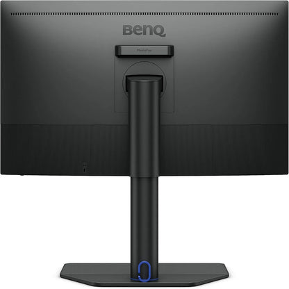 BenQ SW272U 27 Inch 4K AdobeRGB A.R.T. Panel 90W USB-C Pro Photographer and Videographer Monitor Rear Back View with Cable Management -tpstech.in