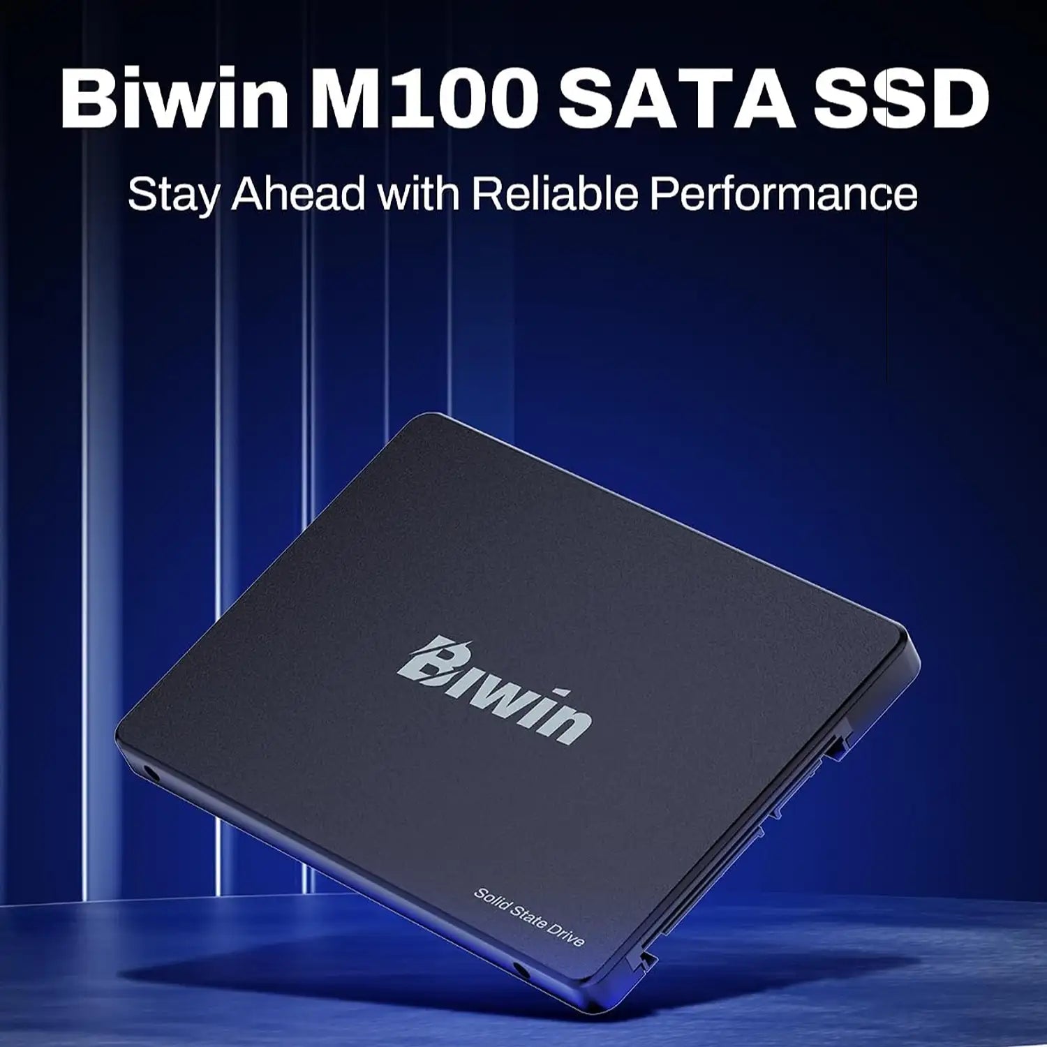 Biwin M100 2.5 Inch 512GB SATA III Internal Solid State Drive Reliable Performance Angle View -tpstech.in