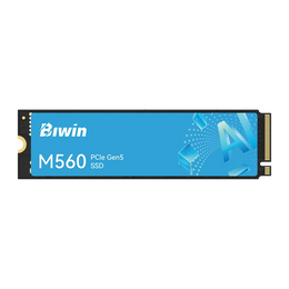 Biwin M560 1TB PCIe 5.0 SSD top view with M.2 NVMe connector -tpstech.in