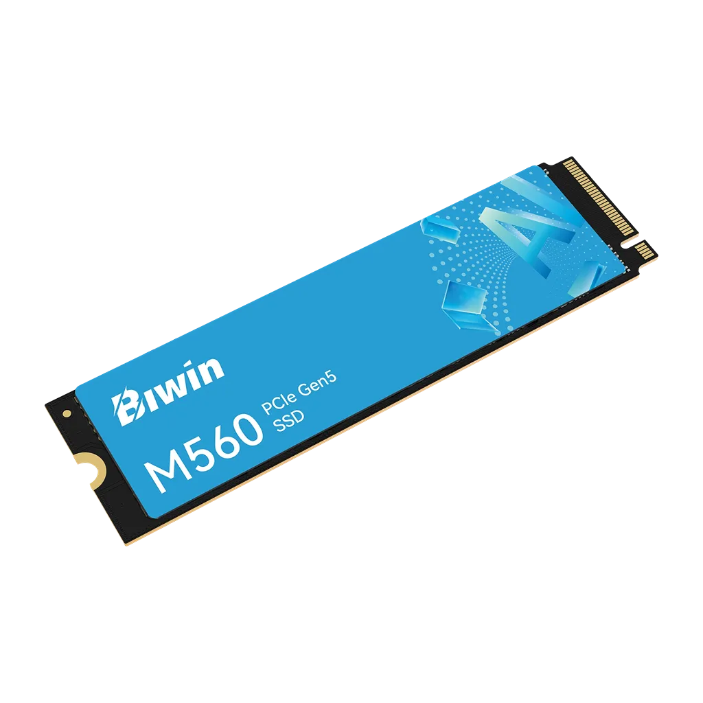 Biwin M560 1TB PCIe Gen5 NVMe SSD angled product view -tpstech.in