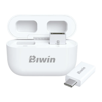 Biwin UD400 256GB USB-C flash drive with magnetic storage case and USB connector -tpstech.in