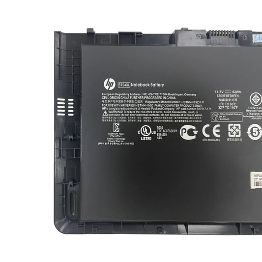HP BT04XL Original OEM 52Whr 3500mAh 14.8V 4 Cell Laptop Battery for Select HP Laptops
