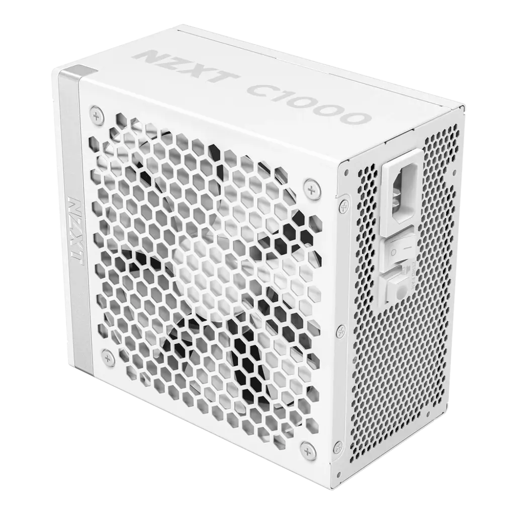 NZXT C1000 1000W Full Modular 80 Plus Gold ATX 3.1 SMPS Power Supply-White