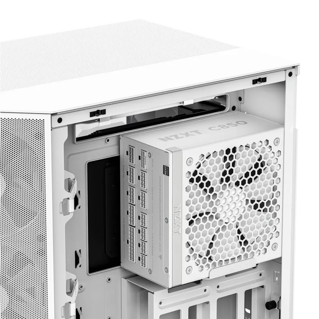 NZXT C850 850W Full Modular 80 Plus Gold ATX 3.1 SMPS Power Supply-White