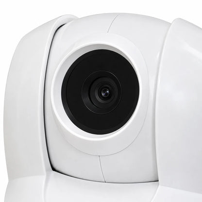 Close-up view of the lens on Cadyce CA-IP600P PoE PTZ Day/Night Internet Camera with 2-Way Audio showing the camera optics -tpstech.in