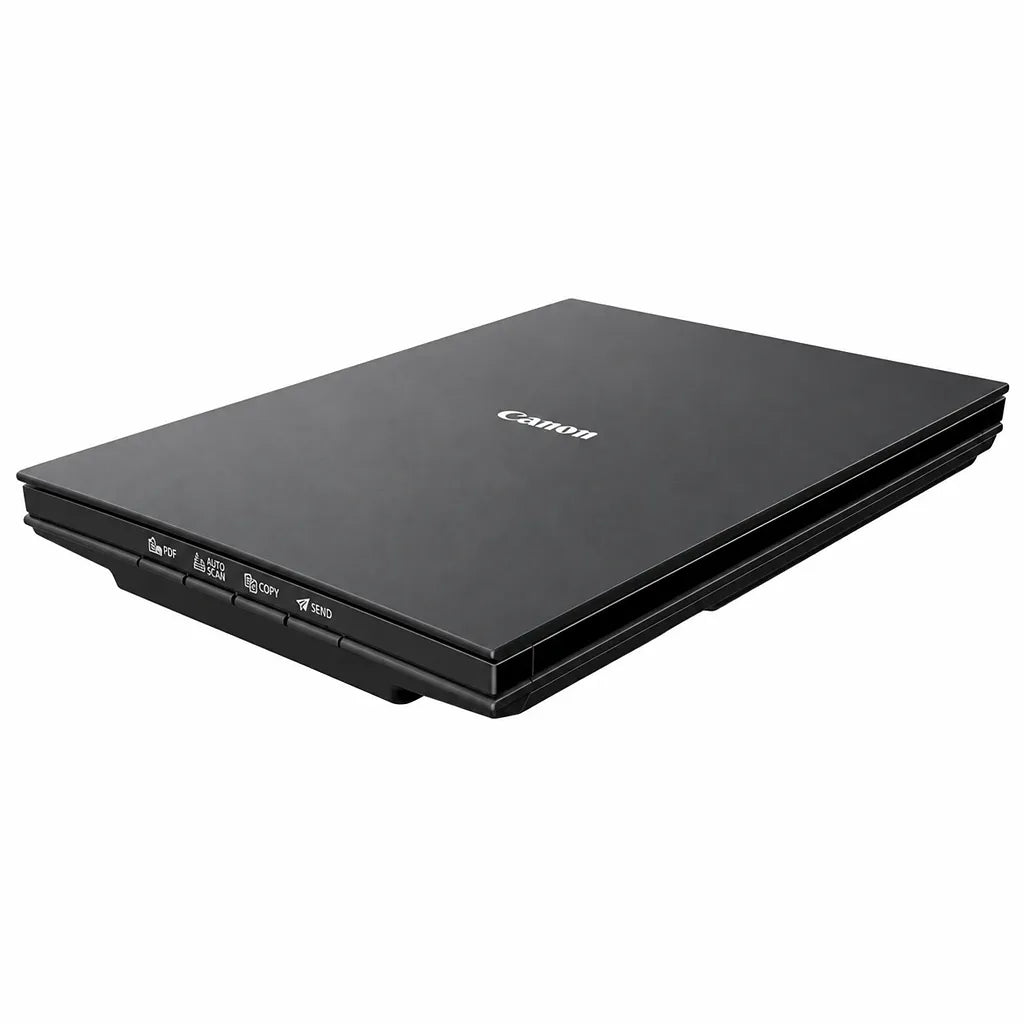Canon CanoScan LiDE 300 A4 Flatbed Scanner USB compact slim design left perspective view -tpstech.in