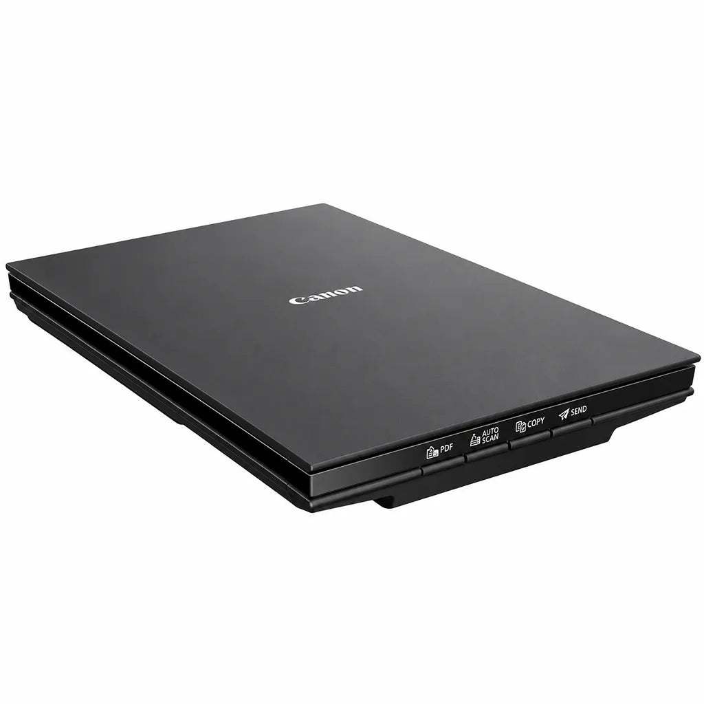 Canon CanoScan LiDE 300 A4 Flatbed Scanner USB sleek body right side perspective view -tpstech.in