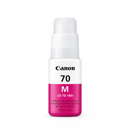 Front View of Canon GI-70 Magenta 70ml Original Ink Bottle for G Series -tpstech.in