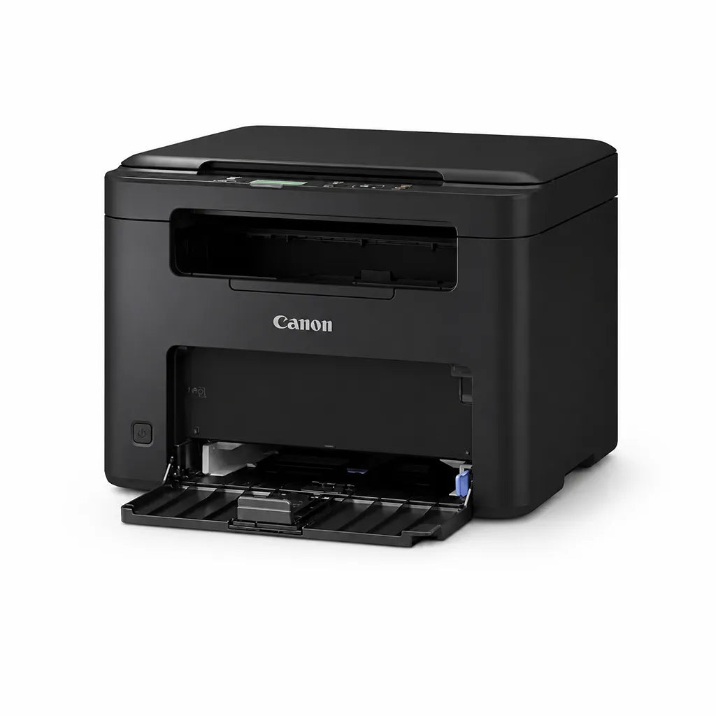 Canon imageCLASS MF272dw multifunction monochrome laser printer front view with open paper tray -tpstech.in