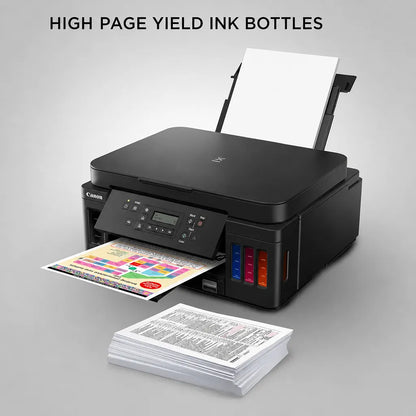 Canon imageCLASS MF274dn printer with high page yield ink bottles and printed documents for office use -tpstech.in