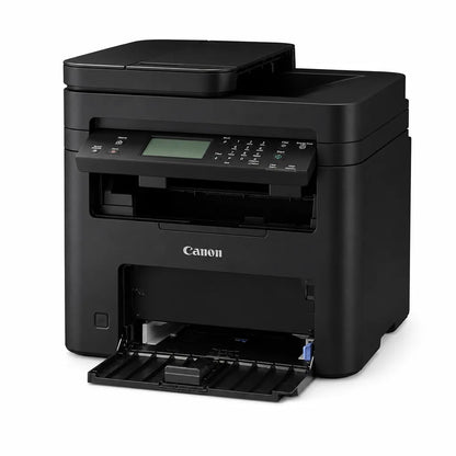 Canon imageCLASS MF274dn monochrome laser printer showing open paper tray and automatic document feeder -tpstech.in