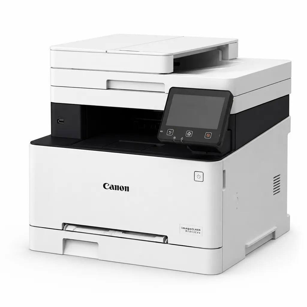 Canon imageCLASS MF643Cdw Wi-Fi colour laser multifunction printer with touchscreen display -tpstech.in