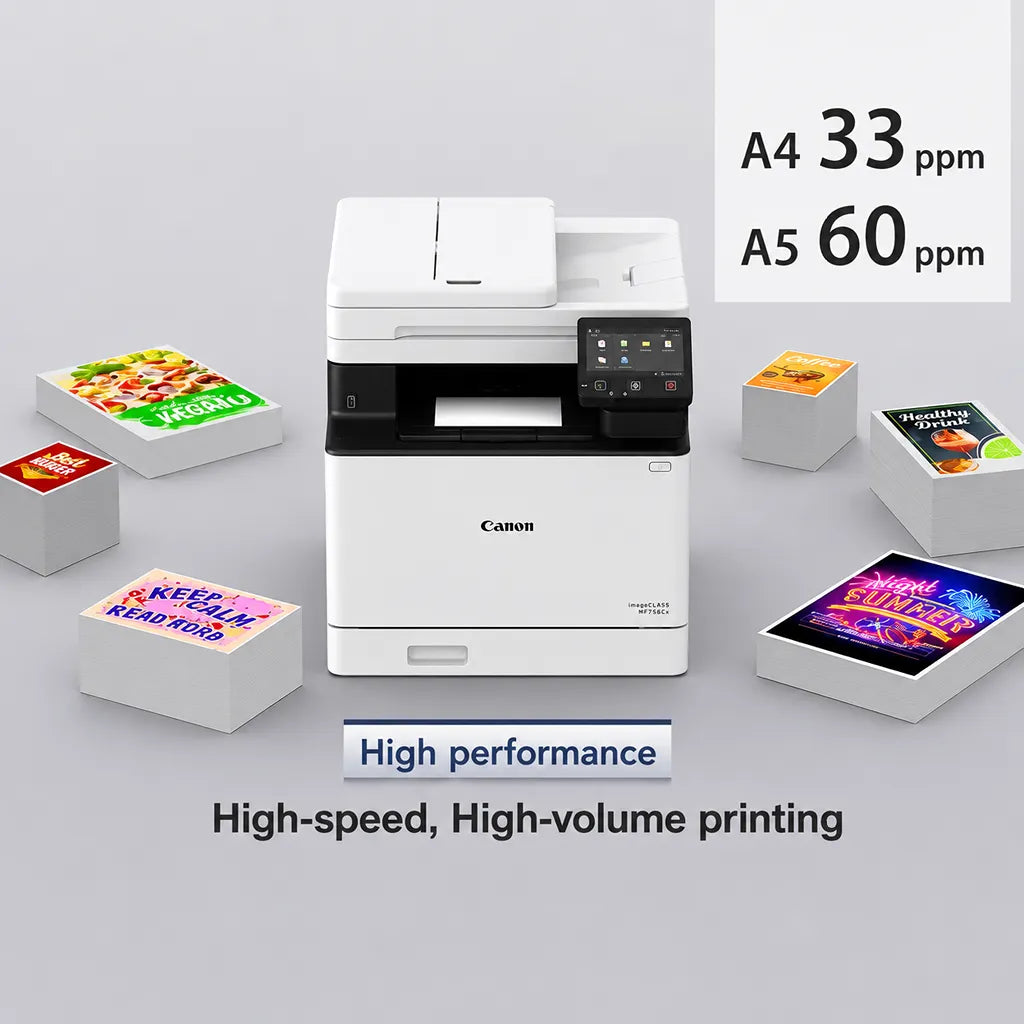Canon imageCLASS MF756Cx II color laser printer with high-speed 33 ppm A4 and 60 ppm A5 printing -tpstech.in