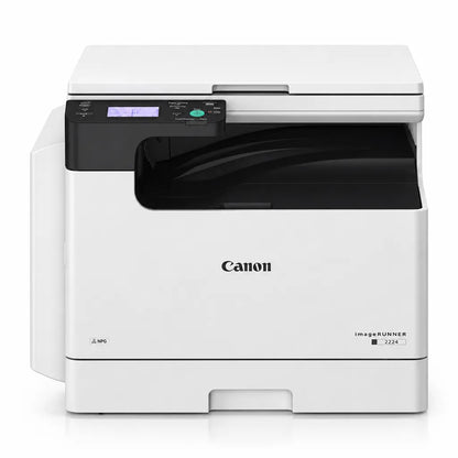 Canon imageRUNNER 2224 A3 monochrome laser multifunction printer front view with platen cover -tpstech.in