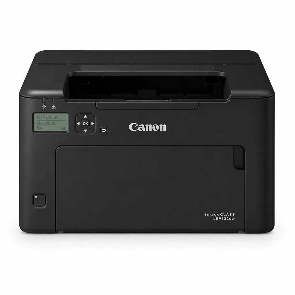 Canon imageCLASS LBP122dw Wi-Fi monochrome laser printer front view with LCD display -tpstech.in