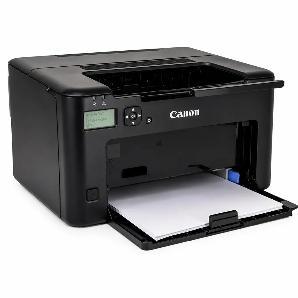 Canon imageCLASS LBP122dw monochrome laser printer front view with paper output tray -tpstech.in