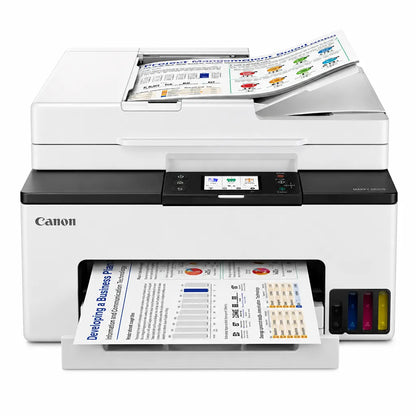 Canon MAXIFY GX2070 colour printer with 35-sheet automatic document feeder and printed document output -tpstech.in