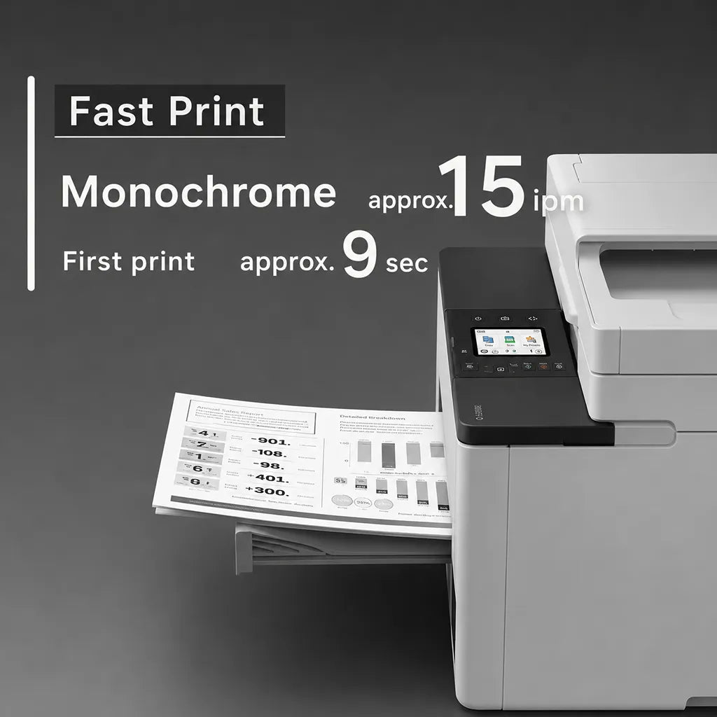 Canon MAXIFY GX2070 fast monochrome printing at approximately 15 ipm with quick first print output -tpstech.in