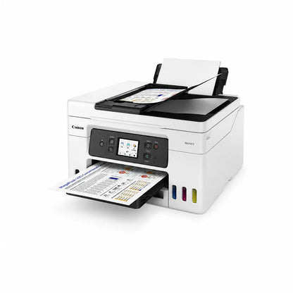 Canon MAXIFY GX4070 showing document scanning through the automatic document feeder with printed output -tpstech.in