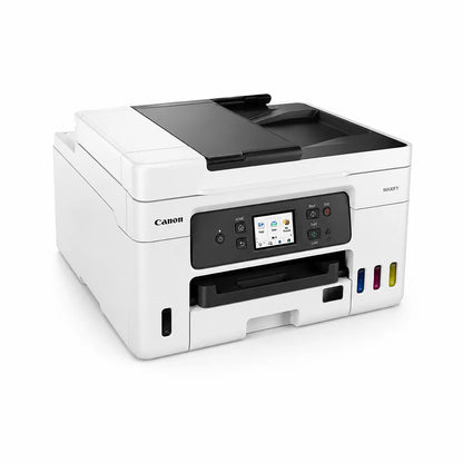 Canon MAXIFY GX4070 angled view colour ink tank multifunction printer with ADF and refillable ink tanks -tpstech.in