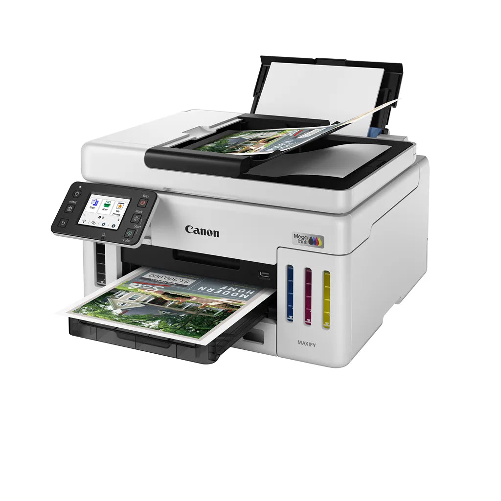 Canon MAXIFY GX6170 multifunction printer with automatic document feeder and printed document output -tpstech.in