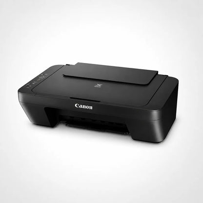 Canon MG2570S all-in-one colour inkjet printer front view in black -tpstech.in