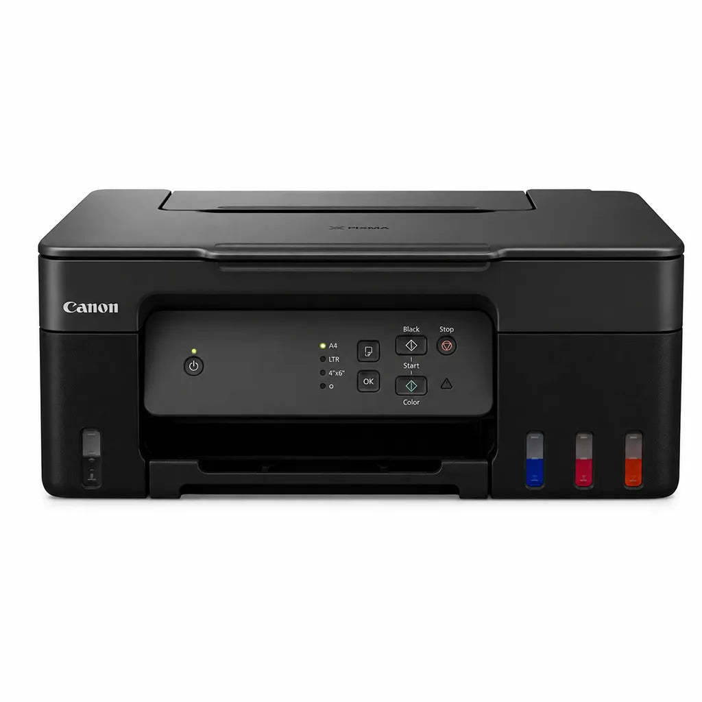 Canon PIXMA G2730 front view MegaTank colour ink tank printer with control panel -tpstech.in