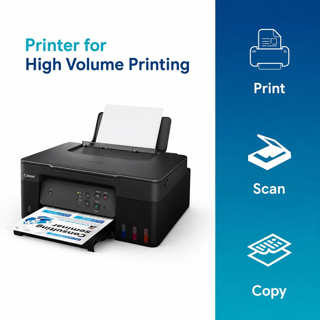 Canon PIXMA G2730 multifunction colour printer for print scan and copy functions -tpstech.in