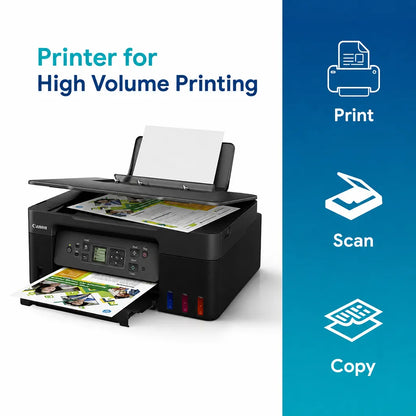 Canon PIXMA G3770 multifunction printer showing print scan and copy functions for high volume printing -tpstech.in