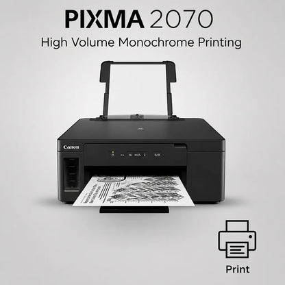 Canon PIXMA GM2070 high-volume monochrome ink tank printer for efficient document printing -tpstech.in